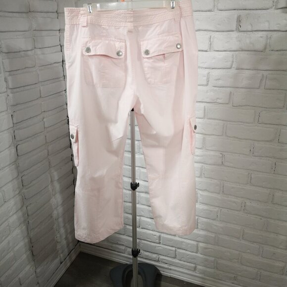 Lauren Jeans Co. Ralph Lauren Ladies Size 8 Pink Ankle Length Pants - Picture 2 of 14